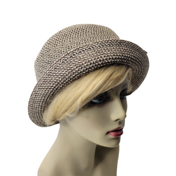 Brown Beige Chenille Braid Fall Dress Hat Casual Hat- One Size- Adjustable main image 10